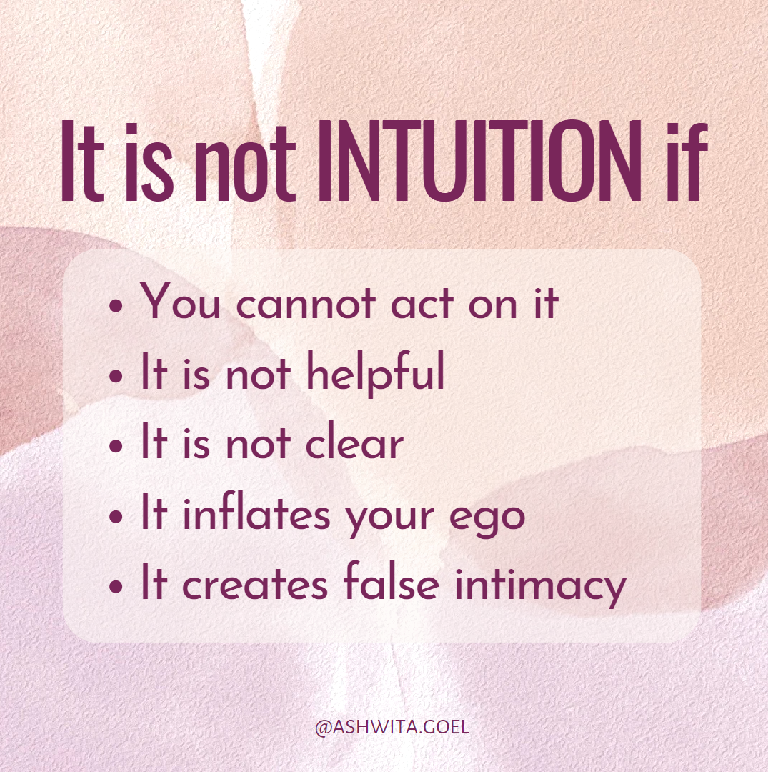 5 Signs it is NOT Intuition – Zen: The Art of Nothing